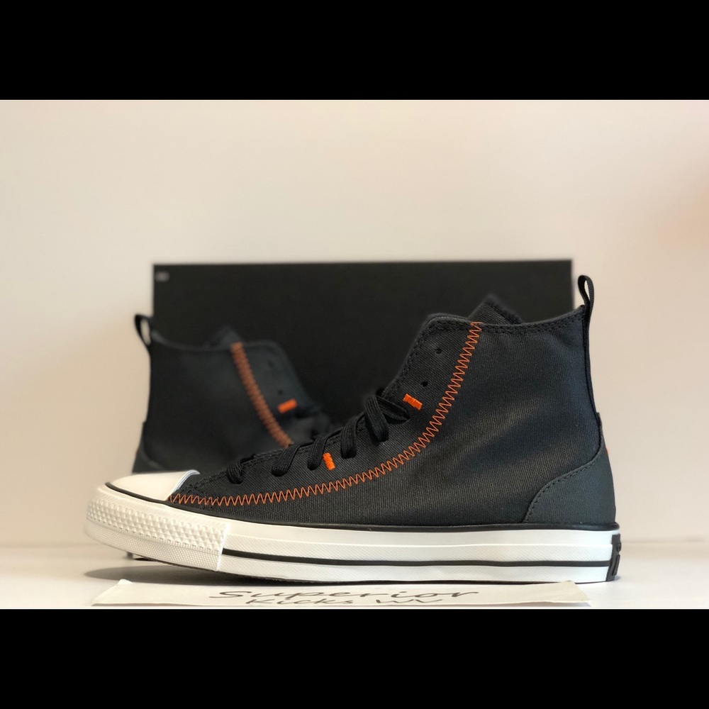 Converse CTAS Hi “Black/Storm Wind/Bold Mandarin”